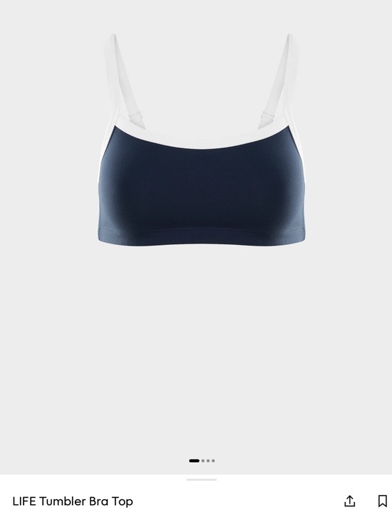 Aritzia Other - NWOT Aritzia Life Tumbler Bra Top - Navy and White